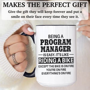 Program Manager mug, program manager gifts, gift for program manager gift idea, program manager coffee mug, APO015 image 7