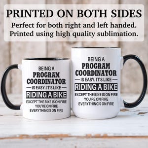 Program Coordinator mug, program coordinator gifts, gift for program coordinator gift, program coordinator APO015 image 4