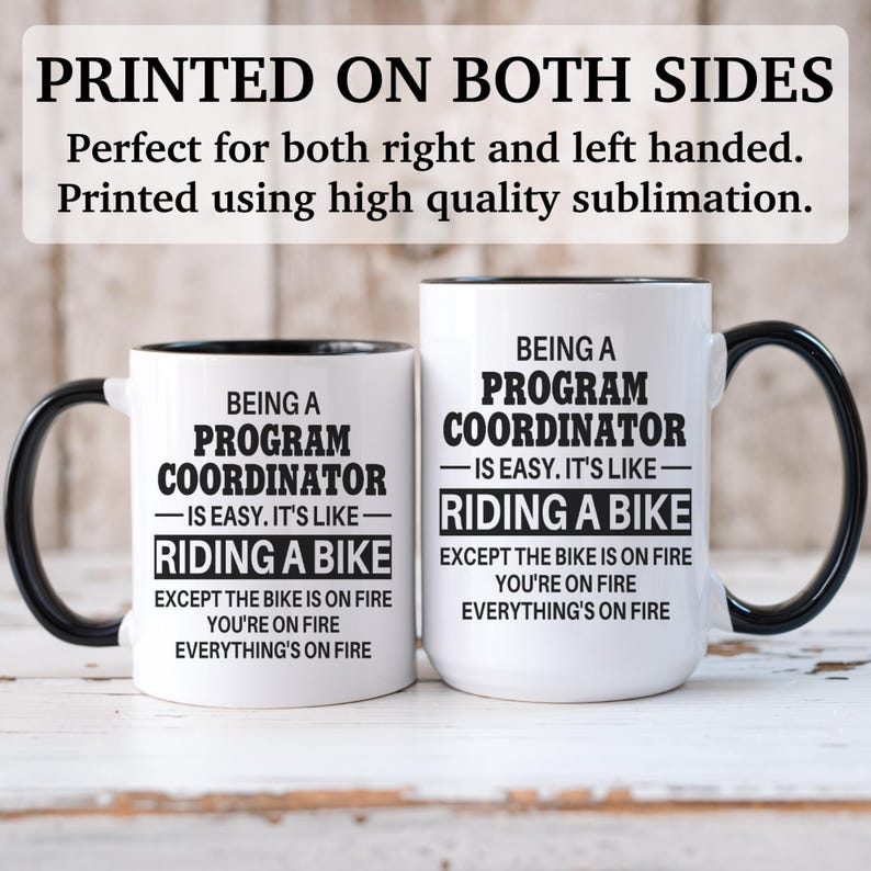 Program Coordinator mug, program coordinator gifts, gift for program coordinator gift, program coordinator APO015 image 4