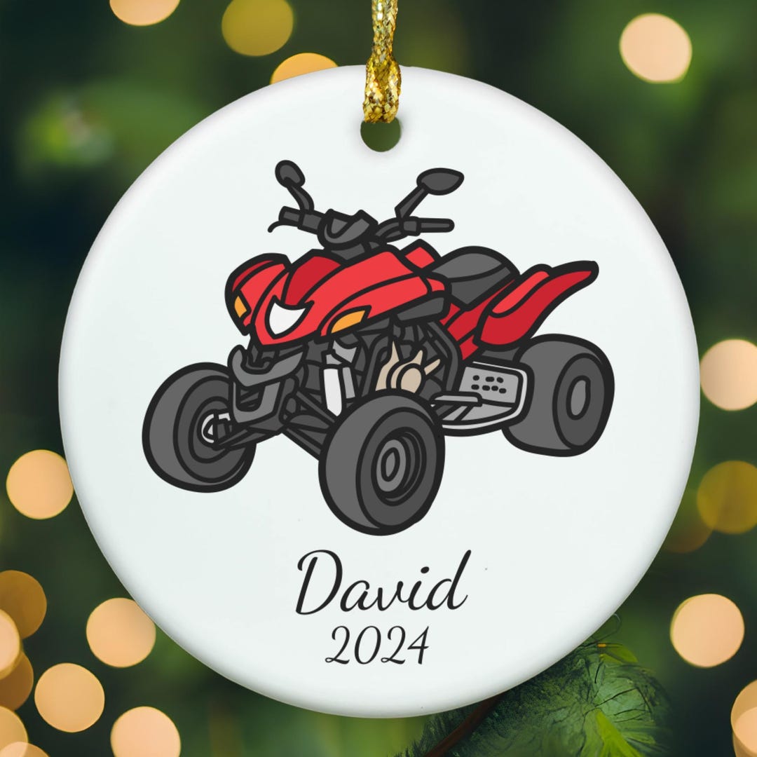 Personalized Atvs Ornament, Atvs Christmas Ornament, Atvs Xmas Ornament ...