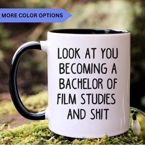 Bachelor Of Film Studies  graduation gift for men and women, bachelor of film studies  mug, APO040
