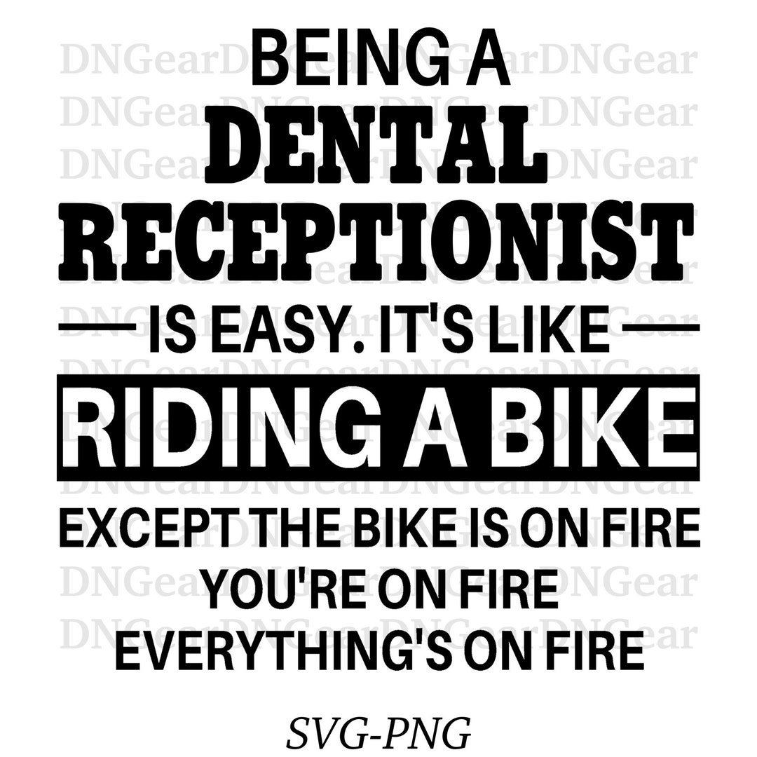Dental Receptionist SVG, Dental Receptionist Png, Dental Receptionist