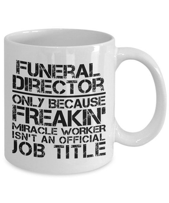 Funeral director gift funeral director mug new funeral Etsy