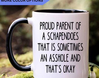 Schapendoes mug, Schapendoes dad, Schapendoes mom, Schapendoes gift, APO0021