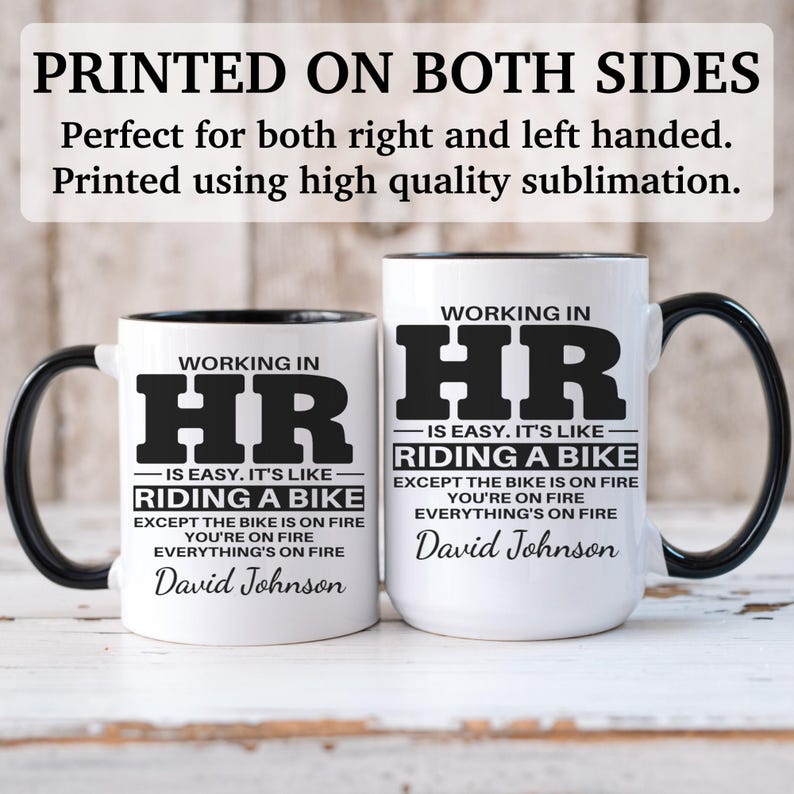 Taza de RR.HH., regalo de RR.HH., regalos de RR.HH., taza de café de RR.HH., APO050 imagen 4