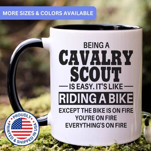Cavalry Scout mug, Cavalry scout gifts, gift for Cavalry scout gift idea, Cavalry scout coffee mug, APO015