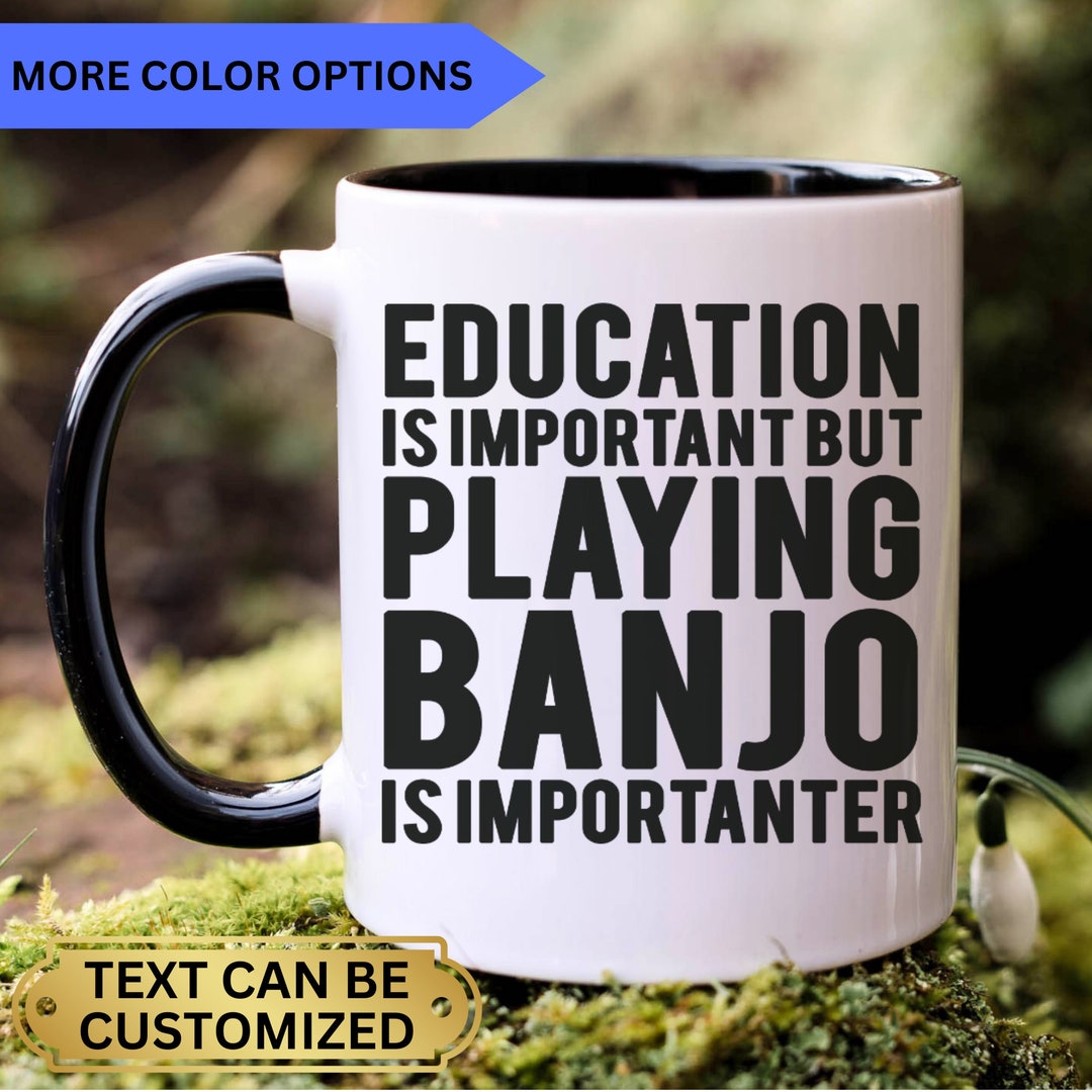 Banjo Gift Banjo Mug Banjo Enthusiast Gift for Banjo Etsy