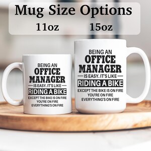 Office Manager mug, office manager gifts, gift for office manager gift idea, office manager coffee mug, APO015 image 2