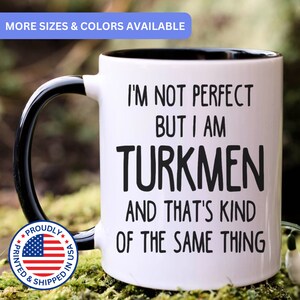 Turkmen mug, Turkmen gift, gift for Turkmen, Turkmenistan gift, APO031