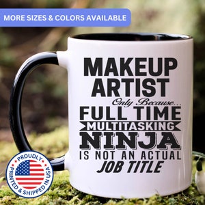Makeup artist gift, makeup artist mug, new makeup artist, best makeup artist, funny makeup artist gift, makeup artist gift idea