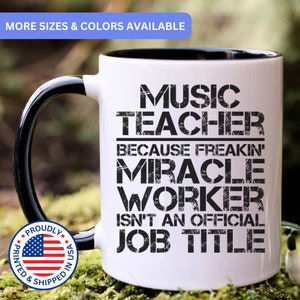 Music teacher gift, music teacher mug, new music teacher, best music teacher, funny music teacher gift, music teacher gift idea