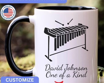 Personalized Vibraphone mug, custom Vibraphone mug, Vibraphone gift, Vibraphone gifts, APO066