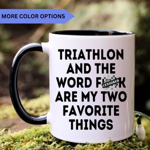 Triathlon gift, Triathlon mug, Triathlon gift for men and women, APO074040