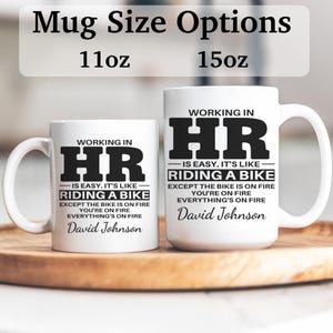 Taza de RR.HH., regalo de RR.HH., regalos de RR.HH., taza de café de RR.HH., APO050 imagen 2