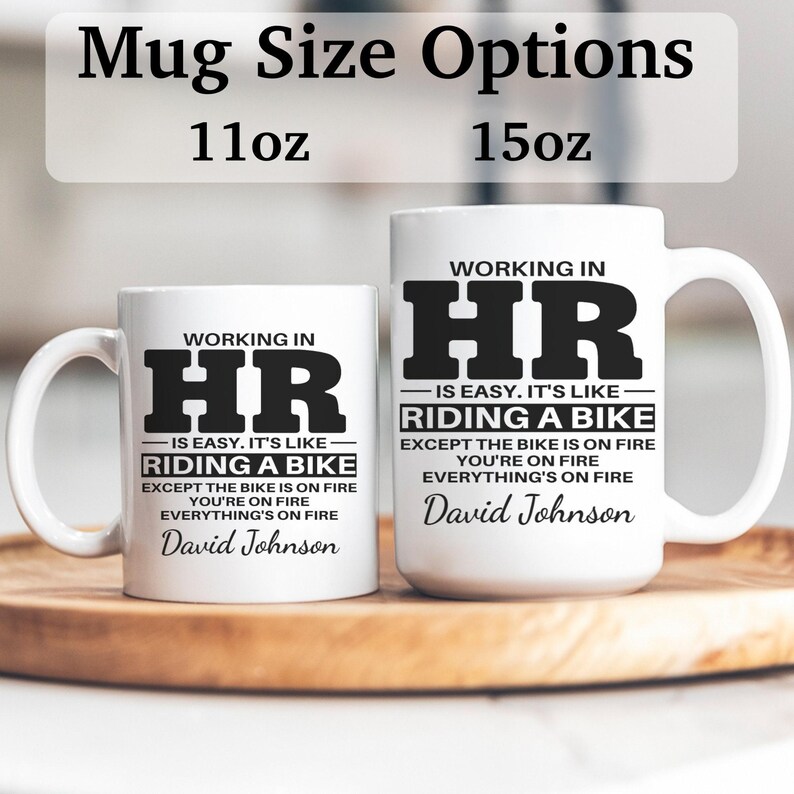 Taza de RR.HH., regalo de RR.HH., regalos de RR.HH., taza de café de RR.HH., APO050 imagen 2