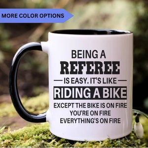 Referee mug, referee gifts, gift for referee gift idea, referee coffee mug, APO015