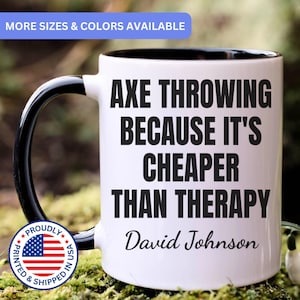 Axe Throwing mug, axe throwing gift for men and women, axe throwing gifts, axe throwing coffee mug, axe throwing cup, APO122