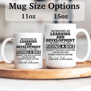 Learning And Development mug, learning and development gift, learning and development gifts, learning and development coffee mug, APO050 image 2