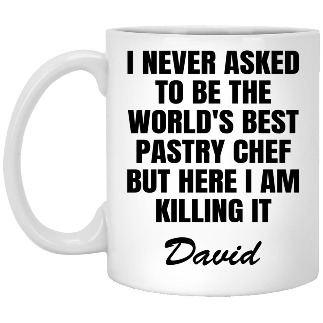 Personalized Pastry Chef Mug Pastry Chef Gift Pastry Chef Etsy