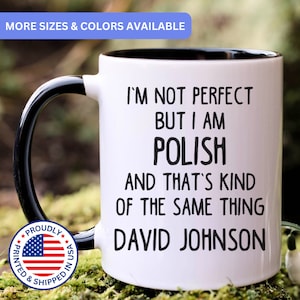 Personalized Polish mug, Polish gift, Polish gifts, Polish coffee mug, Polish cup, APO046