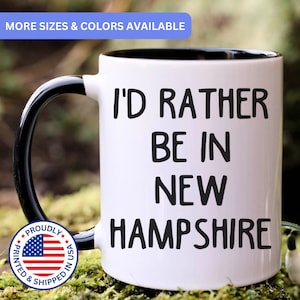 New Hampshire gift, New Hampshire mug, New Hampshire gifts, New Hampshire coffee mug, New Hampshire cup, APO034