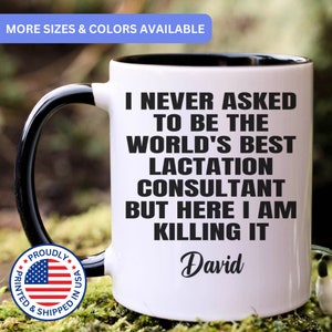 Personalized Lactation Consultant mug, lactation consultant gift, lactation consultant gifts, CWM068