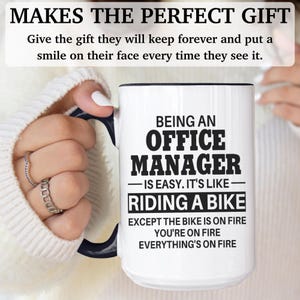 Office Manager mug, office manager gifts, gift for office manager gift idea, office manager coffee mug, APO015 image 6