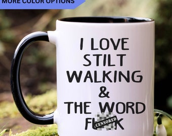 Stilt Walking gift, Stilt Walking mug, Stilt Walking gift for men and women, APO07421