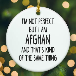 Afghan ornament, Afghanistan ornament, Afghan christmas ornament, APR009