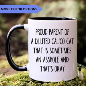 Diluted Calico gift, Diluted Calico mug, Diluted Calico cat, APO004