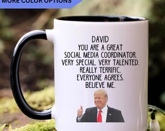 Personalized Social Media Coordinator mug, Social Media Coordinator gifts, gift for Social Media Coordinator, APO061