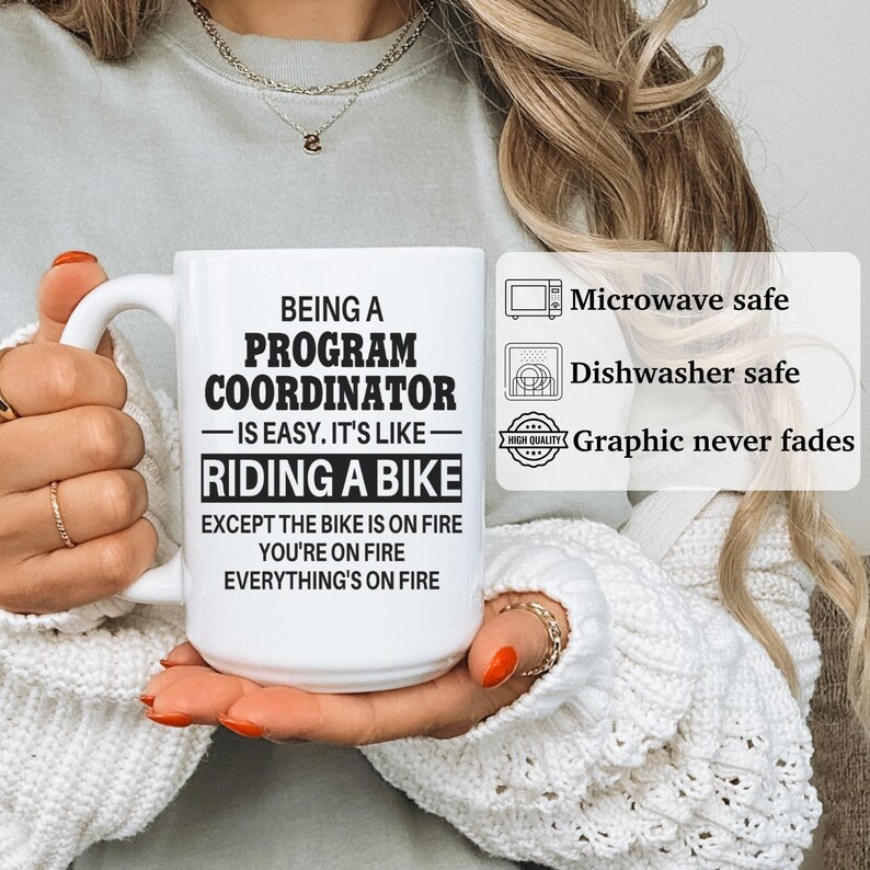 Program Coordinator mug, program coordinator gifts, gift for program coordinator gift, program coordinator APO015 image 6