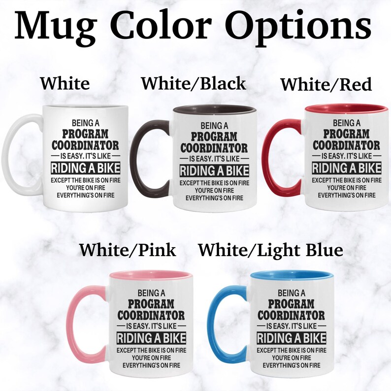 Program Coordinator mug, program coordinator gifts, gift for program coordinator gift, program coordinator APO015 image 3