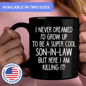 Son-In-Law gift, son-in-law mug, gift for son-in-law, APB004