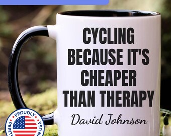 Cycling mug, Cycling gift for men and women, Cycling gifts, Cycling coffee mug, Cycling cup, APO122