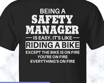 Safety Manager shirt, Safety Manager tshirt, Safety Manager unisex shirt, Safety Manager tee, APS001