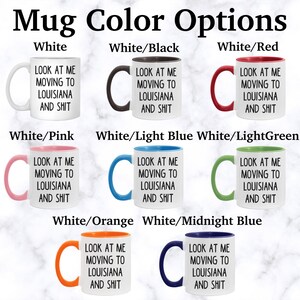 Moving to Louisiana gift, moving to Louisiana mug, moving to Louisiana gifts, APO044 image 3