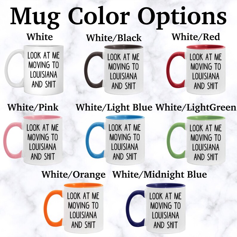 Moving to Louisiana gift, moving to Louisiana mug, moving to Louisiana gifts, APO044 image 3