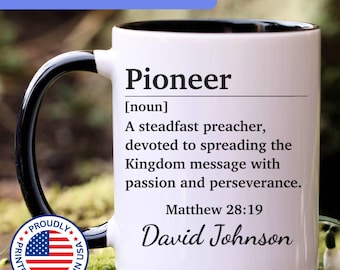 JW Pioneer gifts, jw pioneer mug, gift for pioneer, jw pioneer gift ideas, APO11906