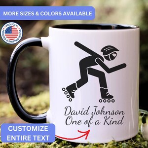 Personalized Inline Skating mug, custom Inline Skating mug, Inline Skating gift, Inline Skating gifts, APO065
