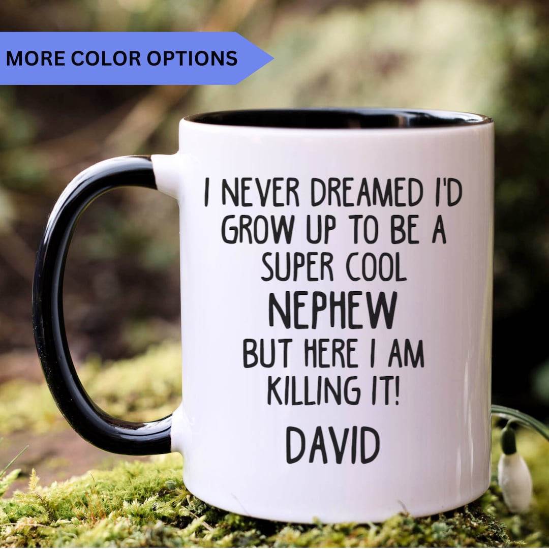 Personalized Nephew Mug, Nephew Gift, Nephew Gifts, Gift for Nephew