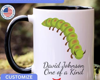 Personalized Caterpillar mug, custom Caterpillar mug, Caterpillar gift, Caterpillar gifts, APO061