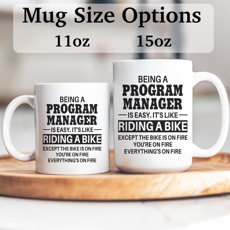 Program Manager mug, program manager gifts, gift for program manager gift idea, program manager coffee mug, APO015 image 2