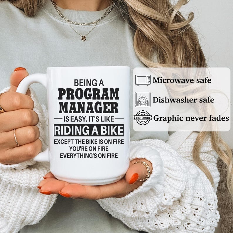 Program Manager mug, program manager gifts, gift for program manager gift idea, program manager coffee mug, APO015 image 6
