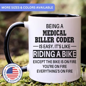 Medical Biller Coder mug, Medical Biller Coder gifts, gift for Medical Biller Coder gift idea, Medical Biller Coder coffee mug, APO015