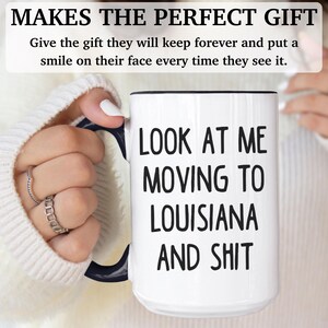 Moving to Louisiana gift, moving to Louisiana mug, moving to Louisiana gifts, APO044 image 7