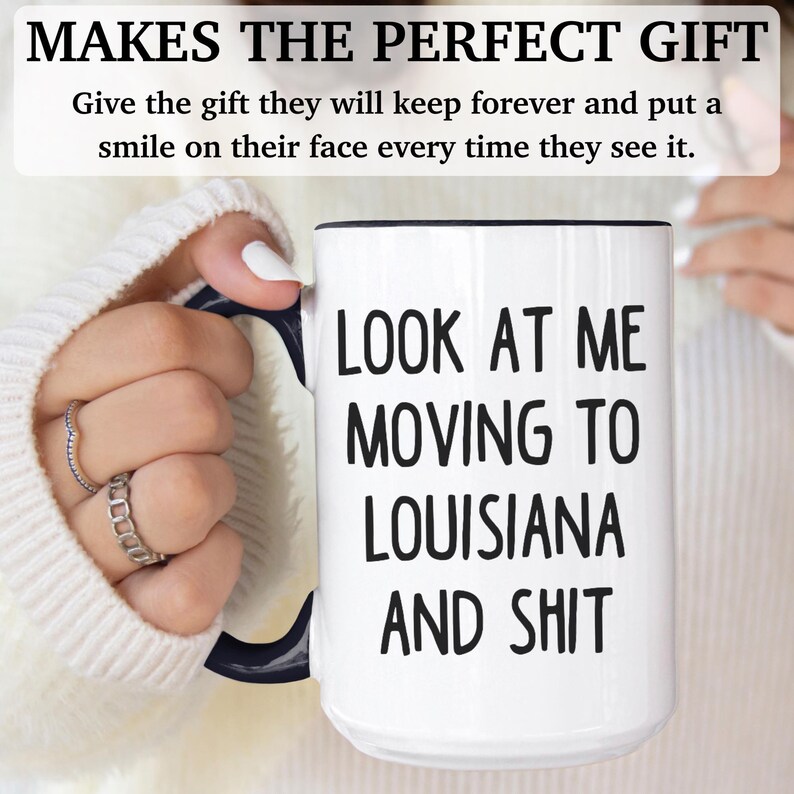 Moving to Louisiana gift, moving to Louisiana mug, moving to Louisiana gifts, APO044 image 7