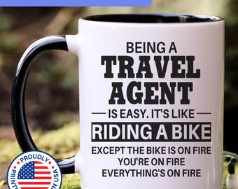 Travel Agent mug, Travel agent gifts, gift for Travel agent gift idea, Travel agent coffee mug, APO015