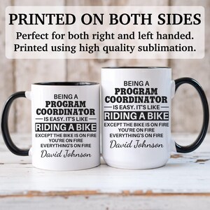 Program coordinator gift, program coordinator mug, new program coordinator, best program coordinator, funny program coordinator gift, APO045 image 4