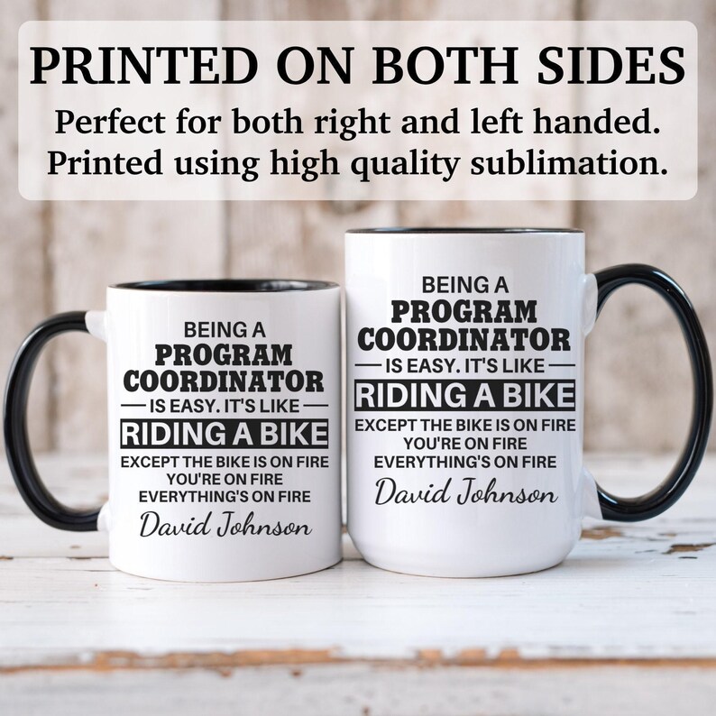 Program coordinator gift, program coordinator mug, new program coordinator, best program coordinator, funny program coordinator gift, APO045 image 4